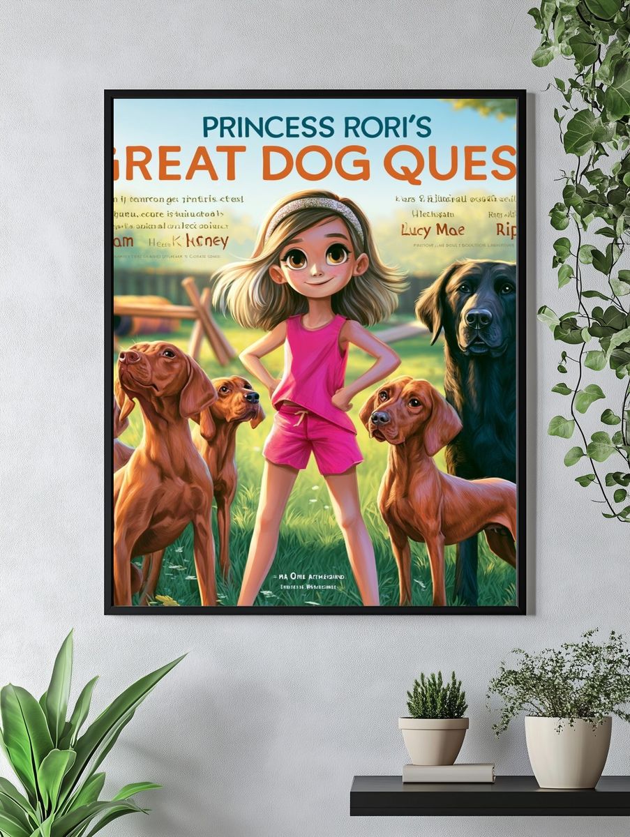 Princess Rori's Great Dog Quest Poster. — room view 4