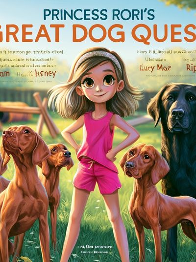 Princess Rori's Great Dog Quest Poster. poster