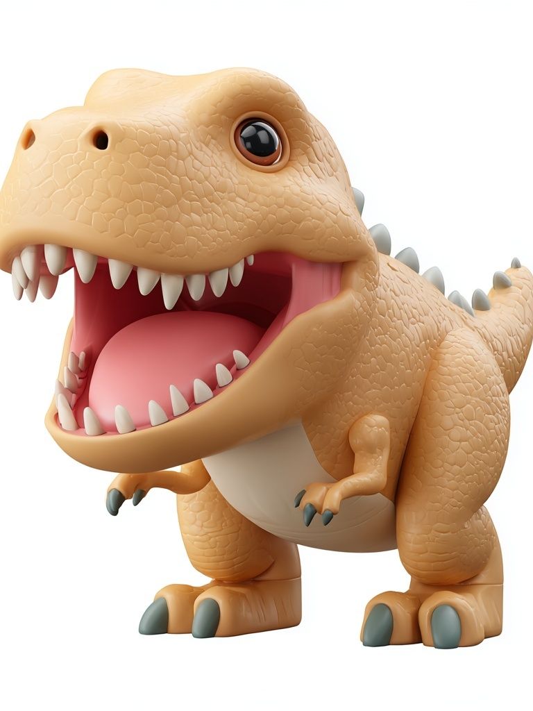 Cute T-Rex Cartoon Poster. poster — kids art