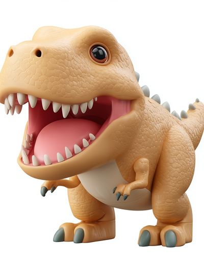 Cute T-Rex Cartoon Poster. poster