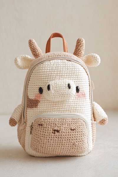 Cute Cow Backpack — Print