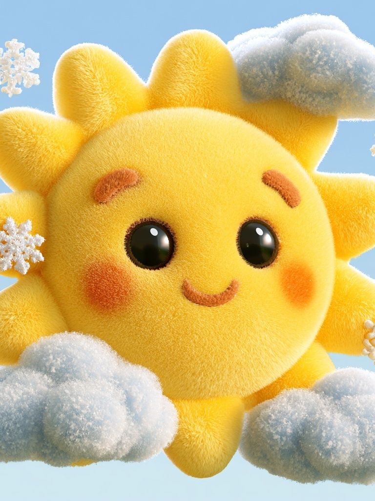 Smiling Sun Cloud Poster. poster detail