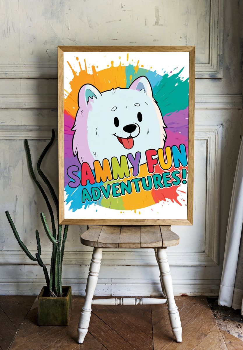 Sammy Fun Adventures Cartoon Poster. — room view 1