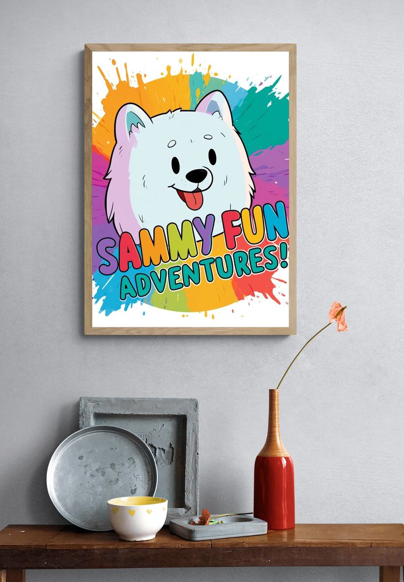 Sammy Fun Adventures Cartoon Poster. — room view 3