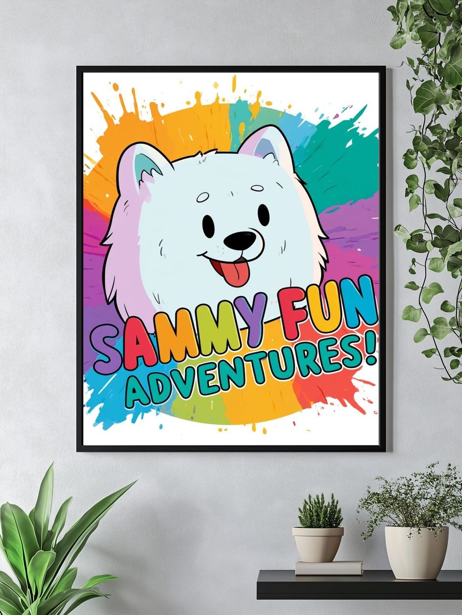 Sammy Fun Adventures Cartoon Poster. — room view 4