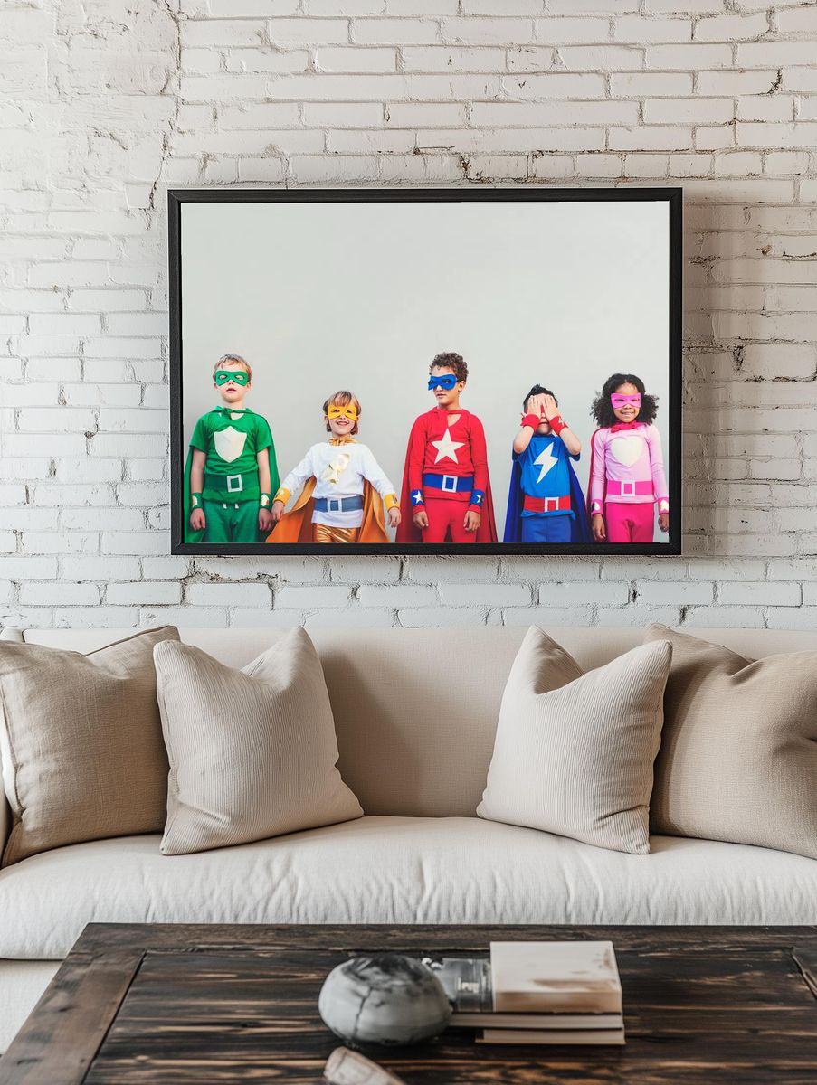 Superhero kids with superpowers. — room view 1