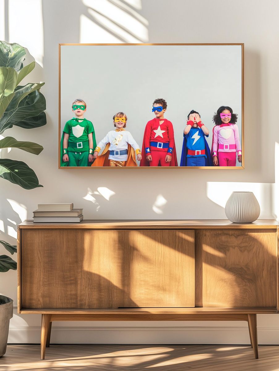 Superhero kids with superpowers. — room view 3