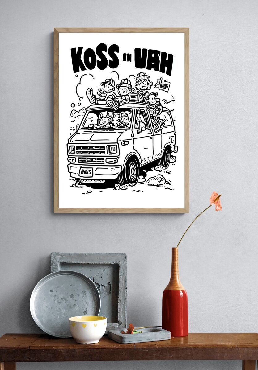 KOSS in UAH — Cartoon Print. — room view 3