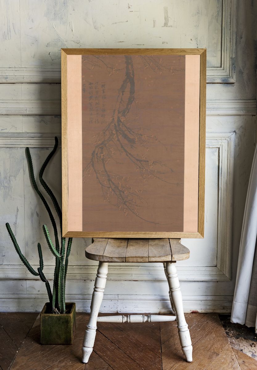 Fragrant Snow at Broken Bridge by Wang Mian — Art Print. — room view 1
