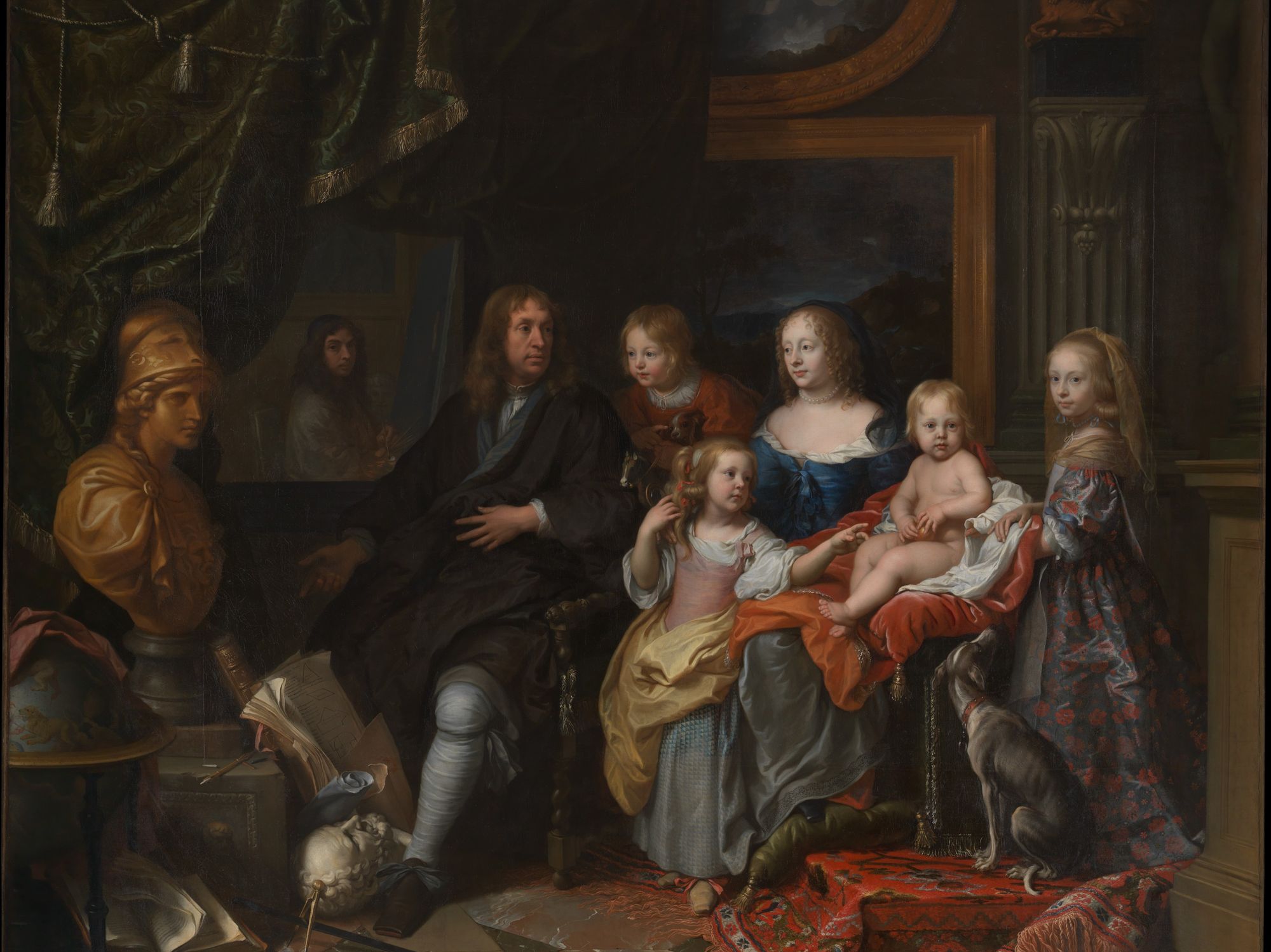 The Jabach Family by Charles Le Brun — Art Print. poster detail