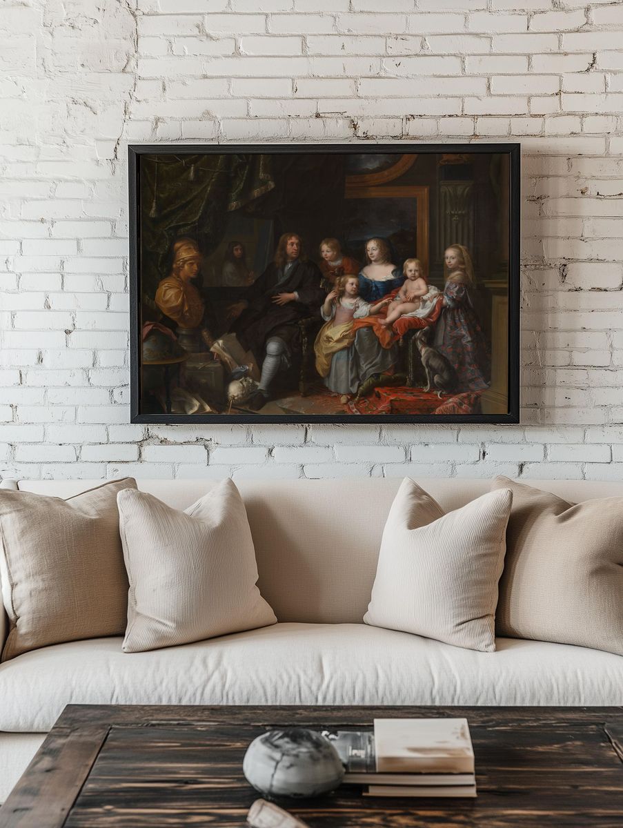 The Jabach Family by Charles Le Brun — Art Print. — room view 1