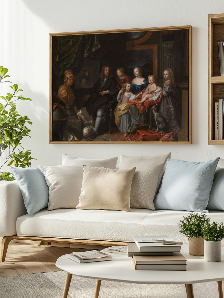 The Jabach Family by Charles Le Brun — Art Print. — room view 2
