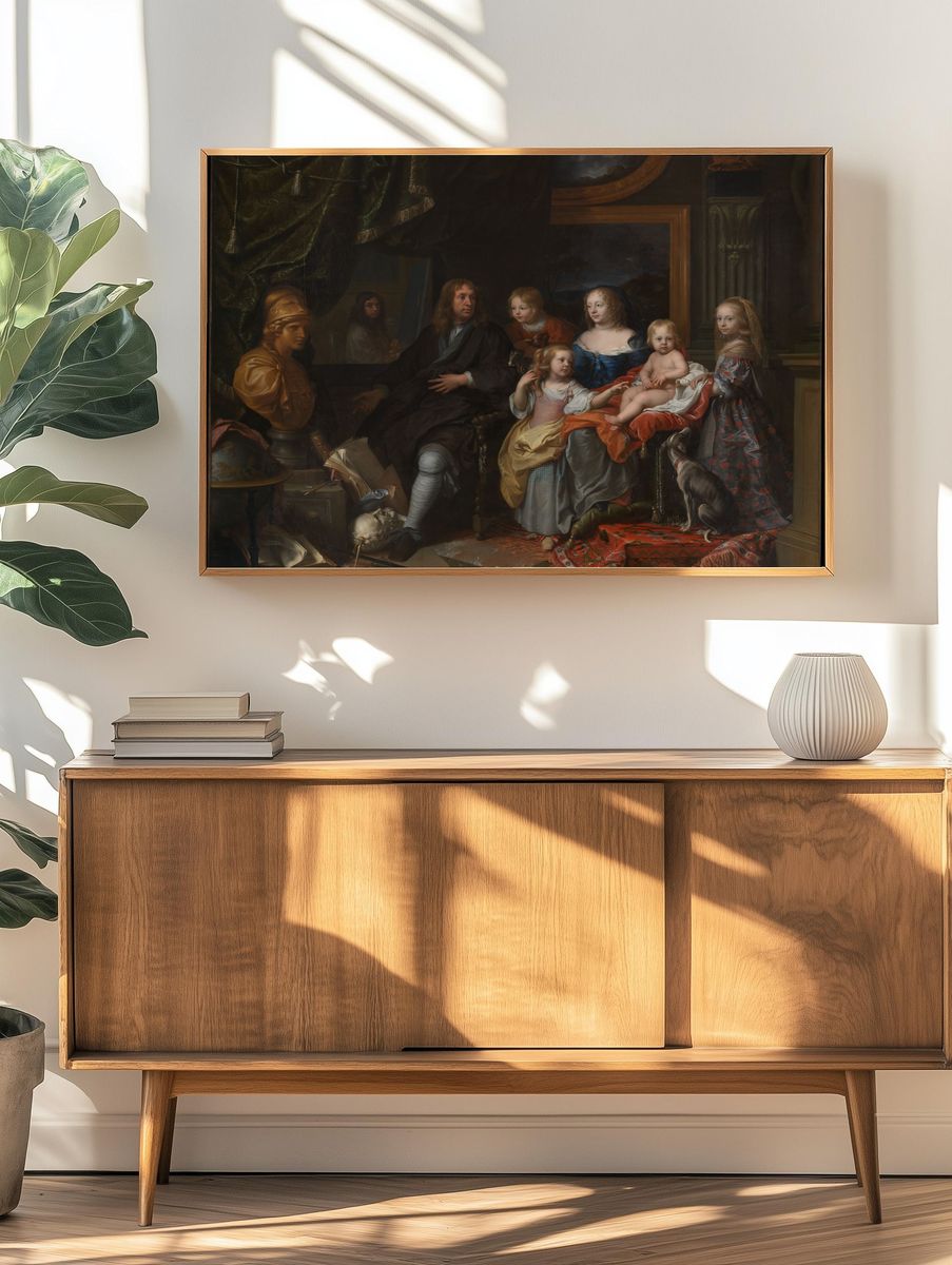 The Jabach Family by Charles Le Brun — Art Print. — room view 3