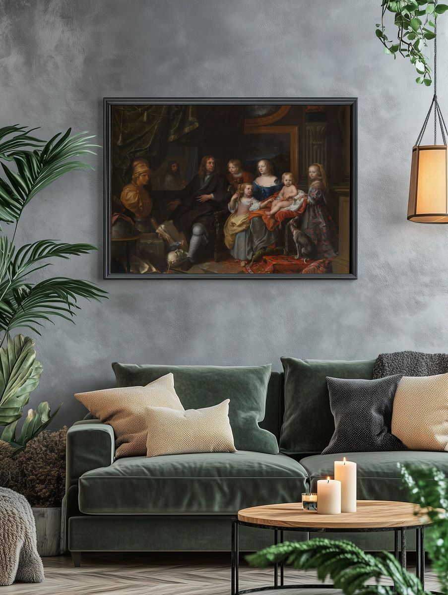 The Jabach Family by Charles Le Brun — Art Print. — room view 4