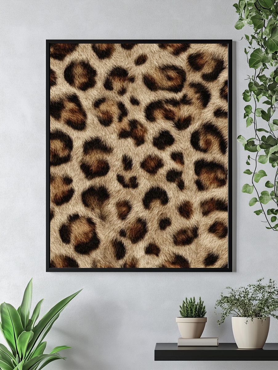 Leopard Print Poster. — room view 4