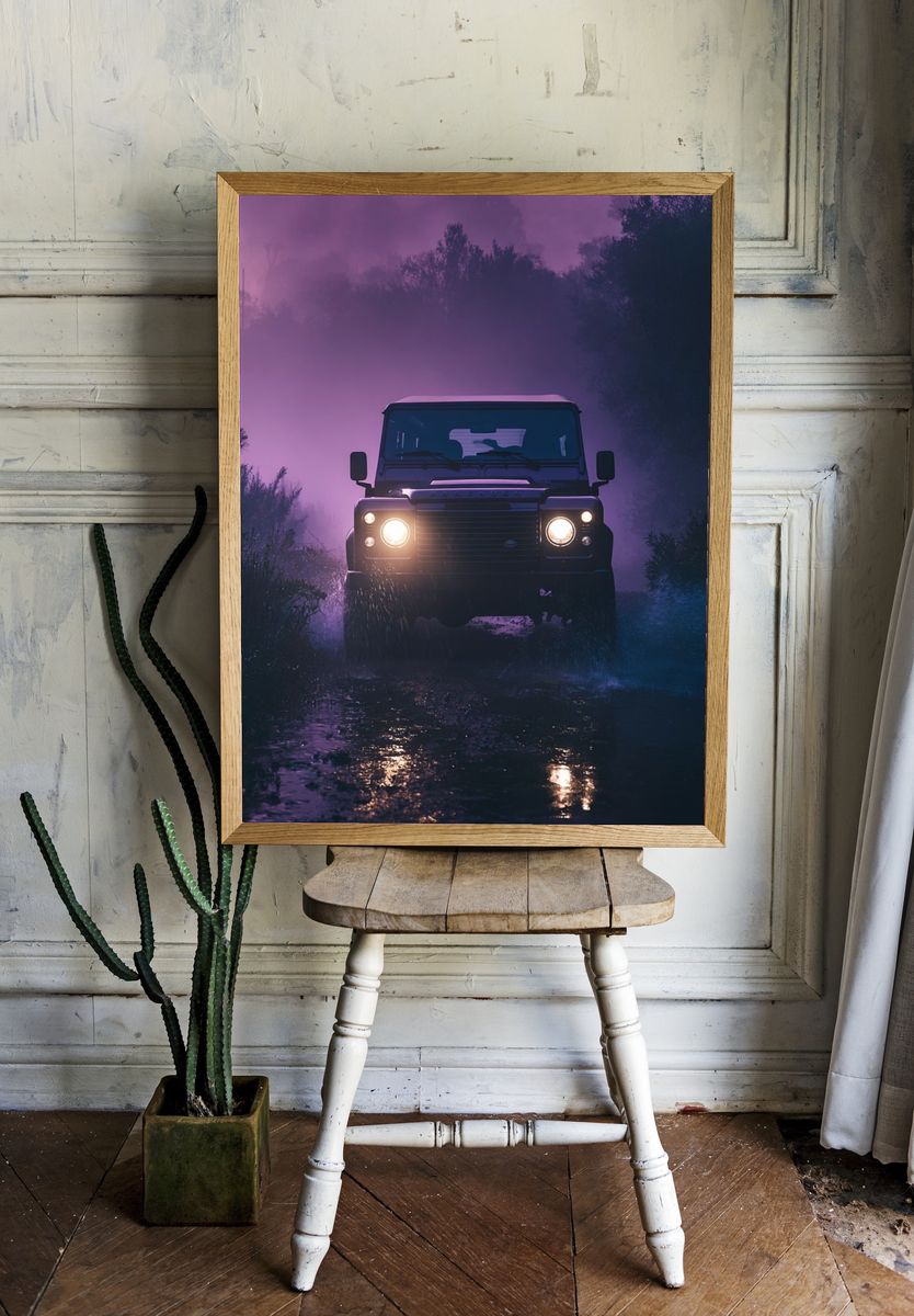Land Rover Adventure — Photography Print. — room view 1