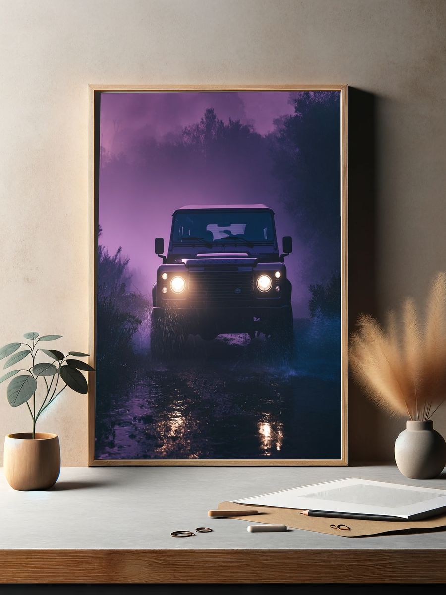 Land Rover Adventure — Photography Print. — room view 2