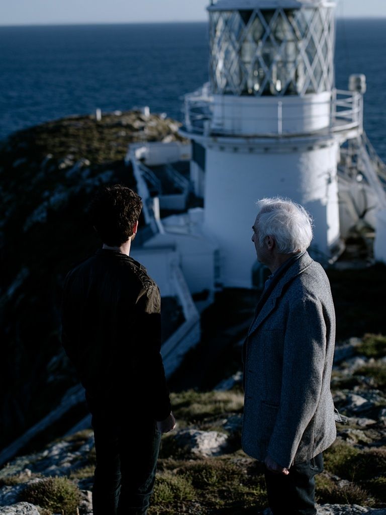 Lighthouse Cliffside Photography Poster. poster detail