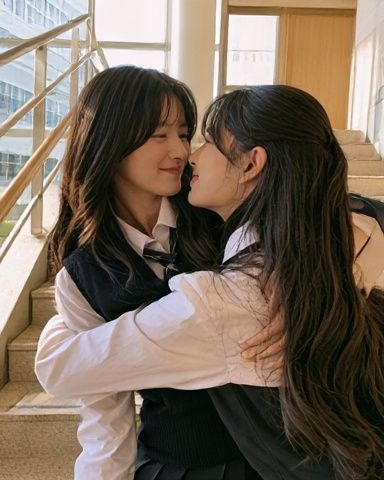 Tender Kiss Portrait Poster. poster detail