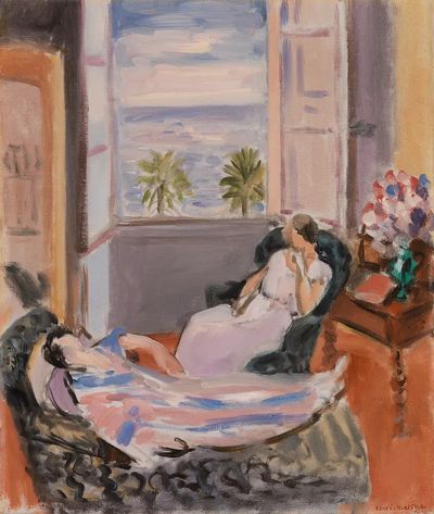 Henri Matisse's Interior Two Figures. poster