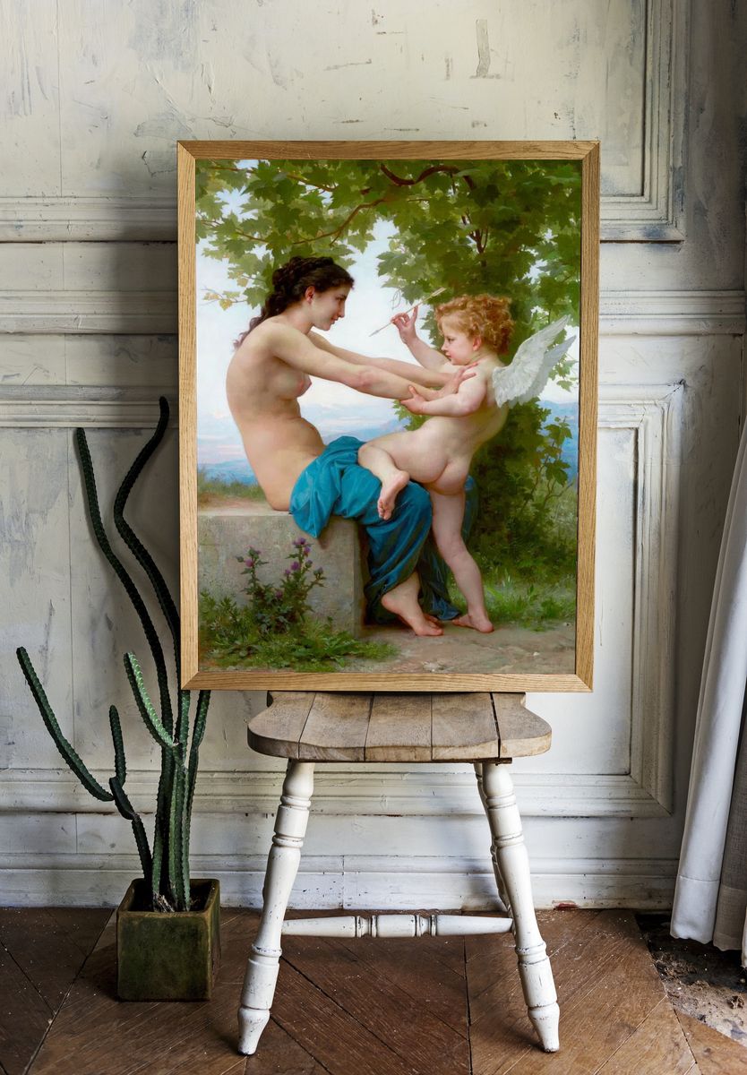 Mother and Child — Fine Art Print. — room view 1