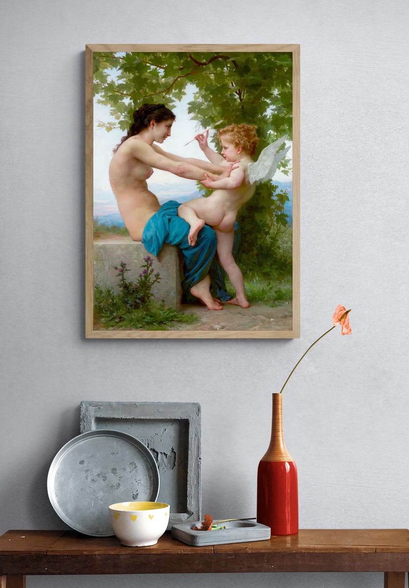 Mother and Child — Fine Art Print. — room view 3