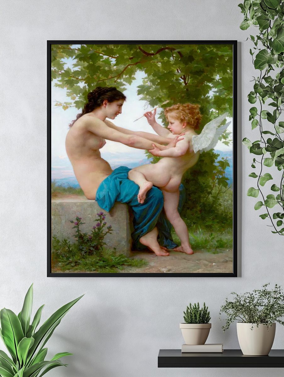 Mother and Child — Fine Art Print. — room view 4