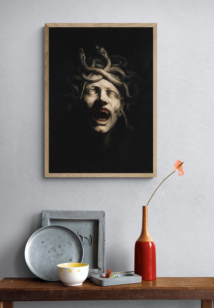 Medusa — Fine Art Print. — room view 3