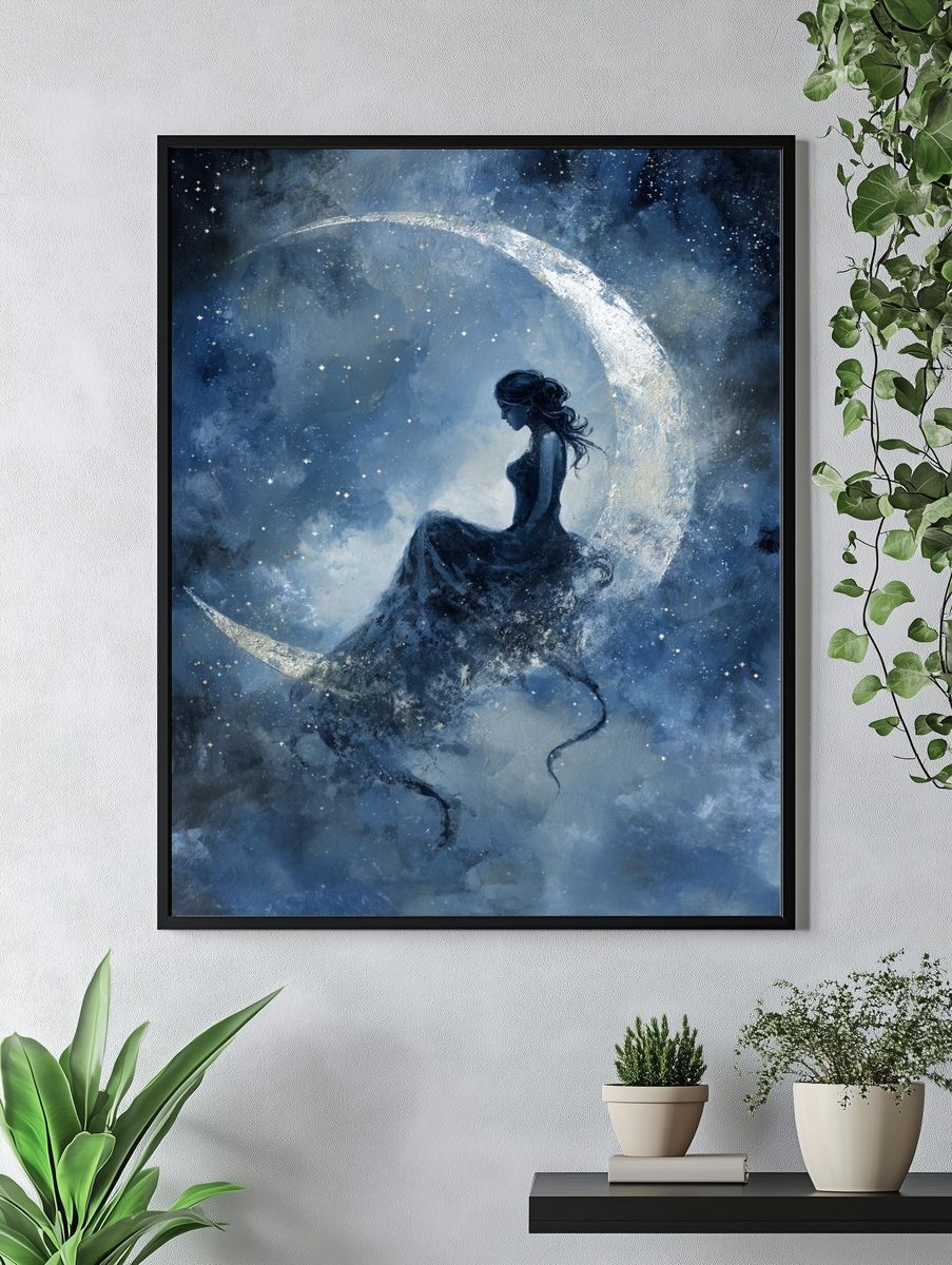 Moonlit Dreamer — Fine Art Print. — room view 4
