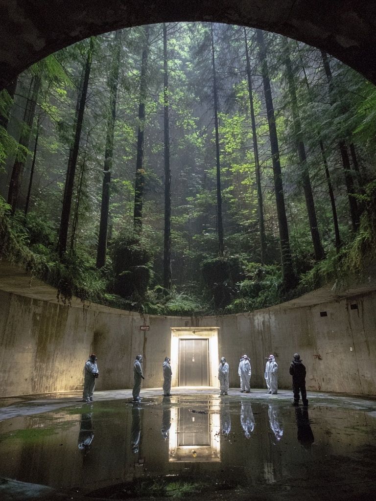 Mysterious Forest Chamber — Photography Print. poster detail