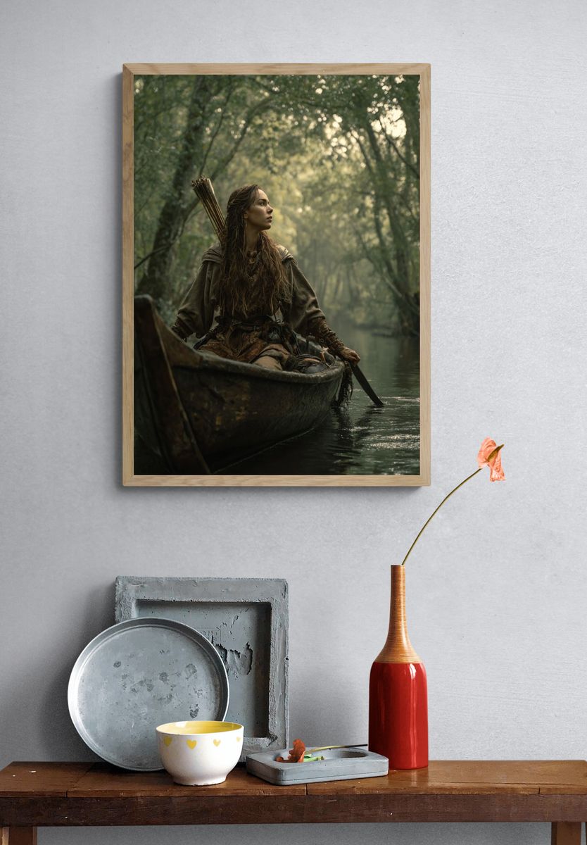 Mystical Forest Explorer — Photography Print. — room view 3