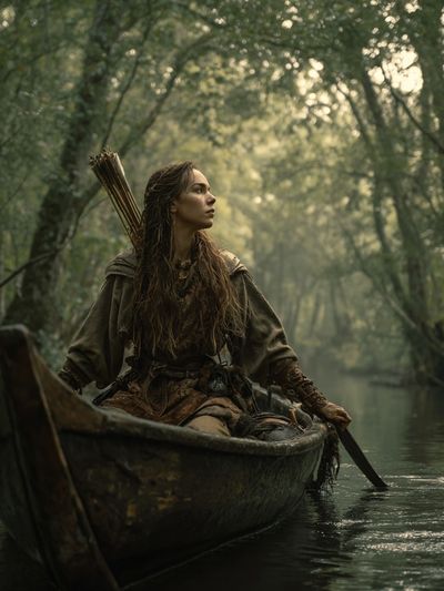 Mystical Forest Explorer — Photography Print. poster