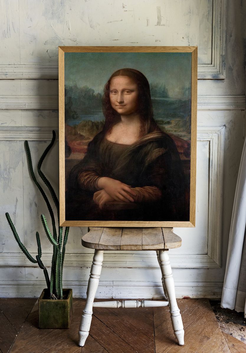 Mona Lisa — Fine Art Print. — room view 1