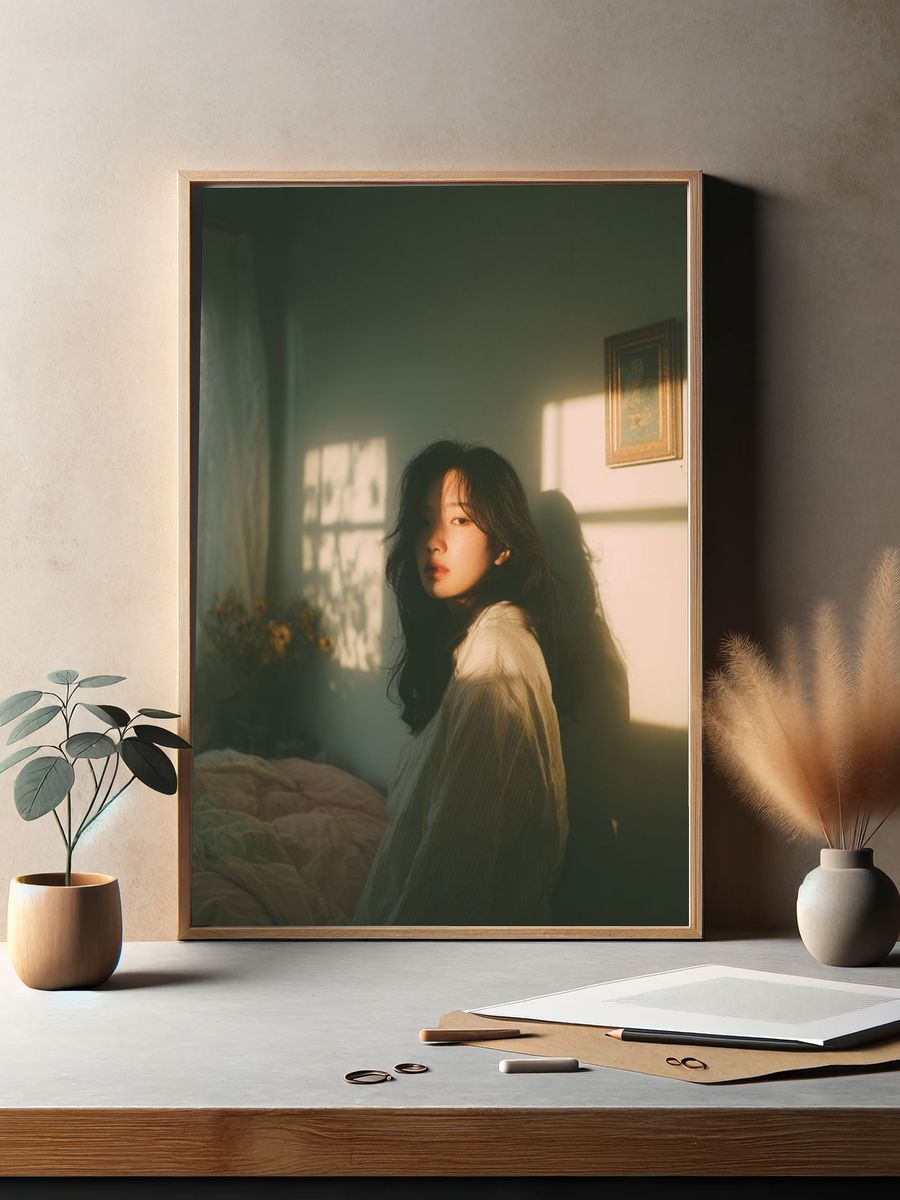 Serene Morning Light — Photography Print. — room view 2