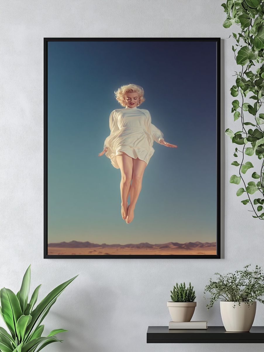 Marilyn Monroe — Surrealism Print. — room view 4