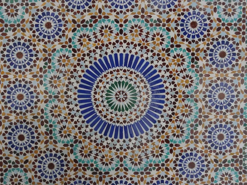 Moroccan Mosaic Pattern Poster. poster — bohemian art