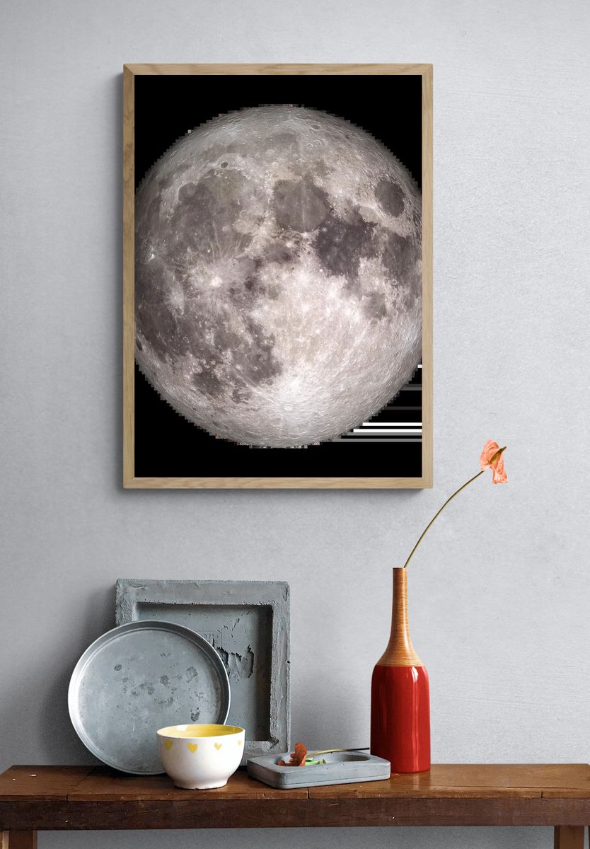 Full Moon Photography Poster. — room view 3