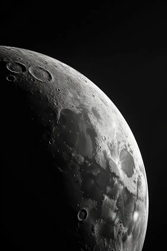 Moon Phase — Photography Print. poster — space art