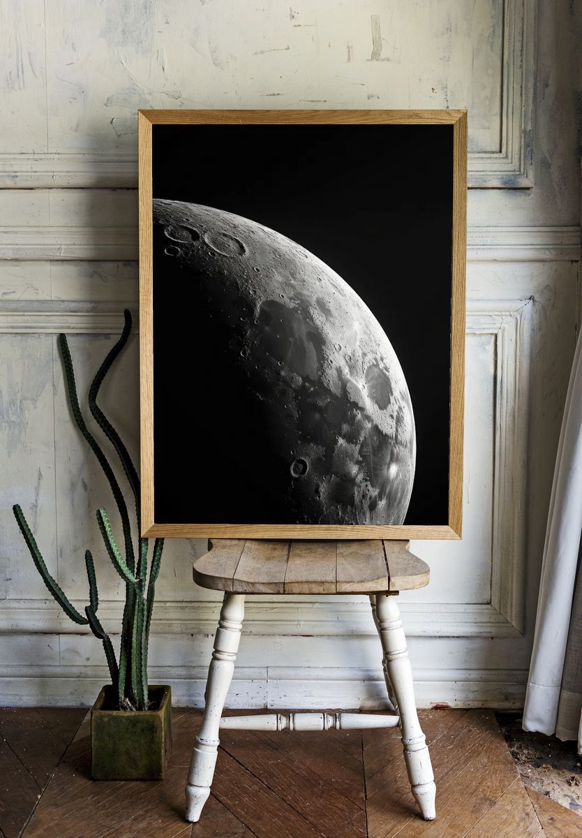 Moon Phase — Photography Print. — room view 1