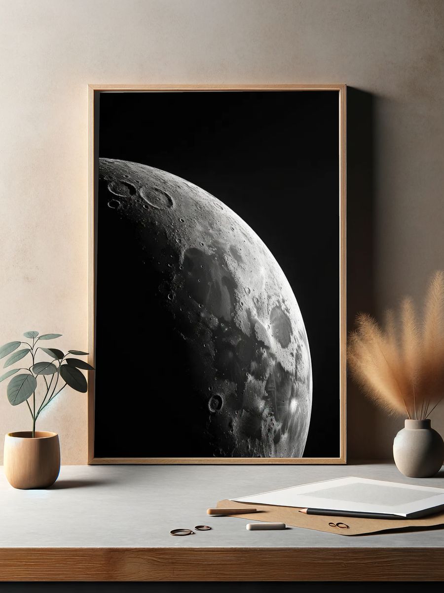 Moon Phase — Photography Print. — room view 2