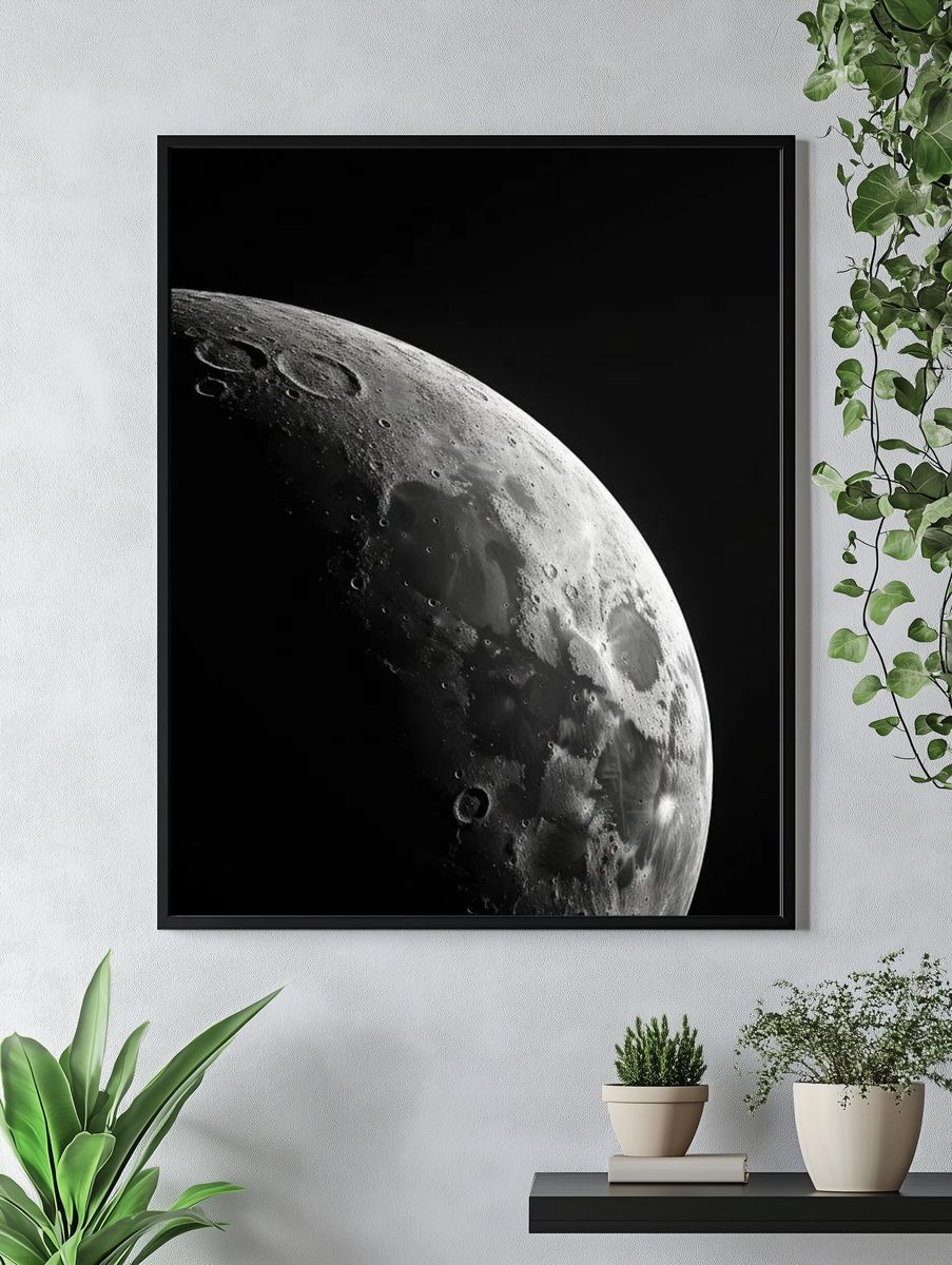 Moon Phase — Photography Print. — room view 4