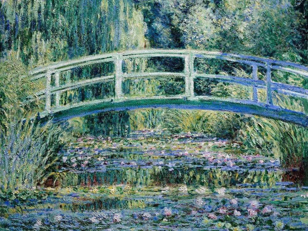 Water Lilies by Claude Monet (1899) — Art Print. poster detail