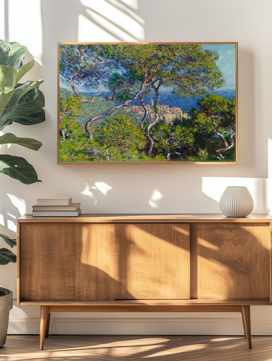 Claude Monet's Bordighera — Art Print. — room view 3