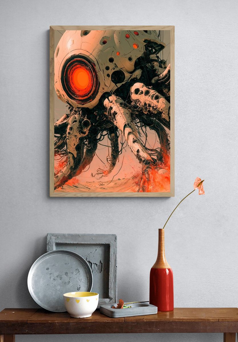 Mechanical Leviathan — Sci-Fi Print. — room view 3