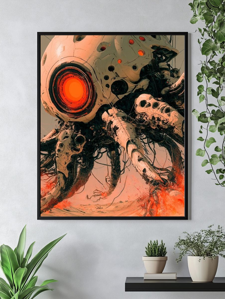 Mechanical Leviathan — Sci-Fi Print. — room view 4