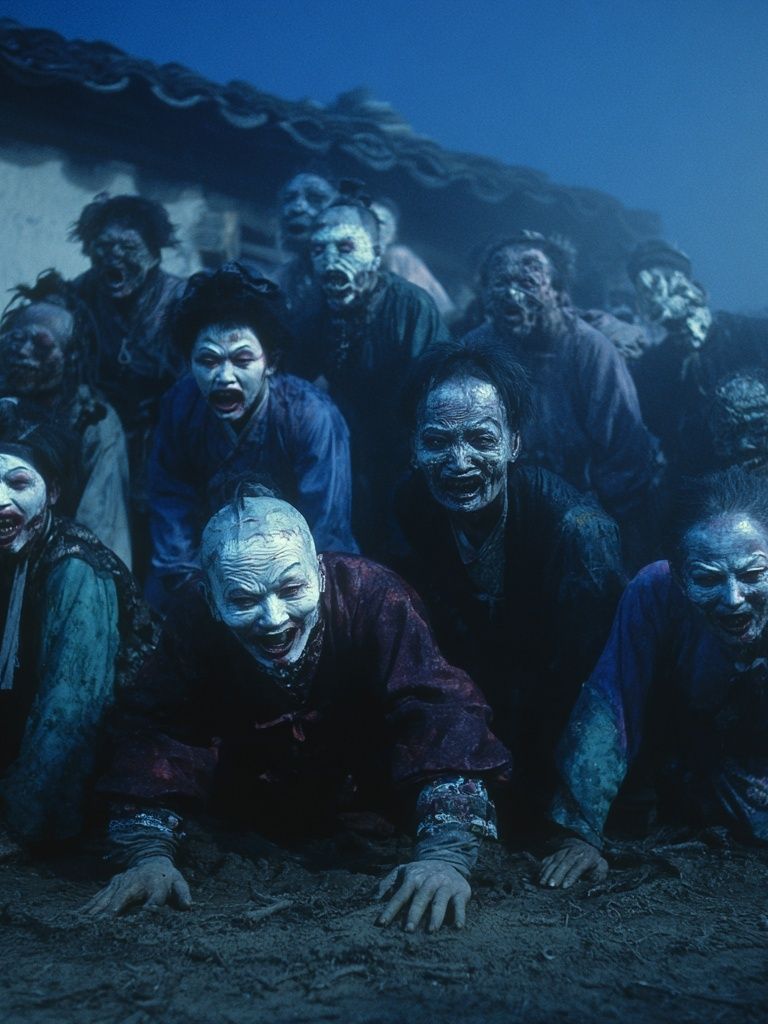 Zombie Horde Horror Poster. poster — movies art