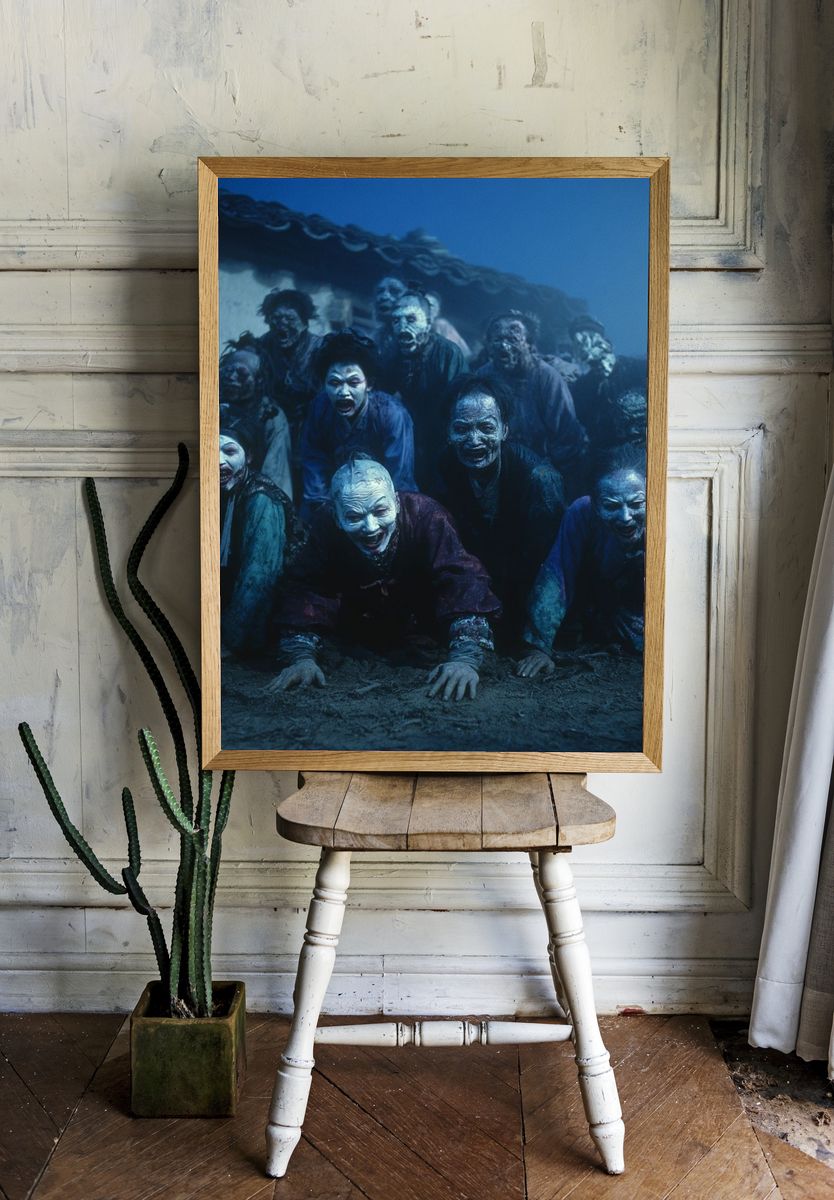 Zombie Horde Horror Poster. room preview
