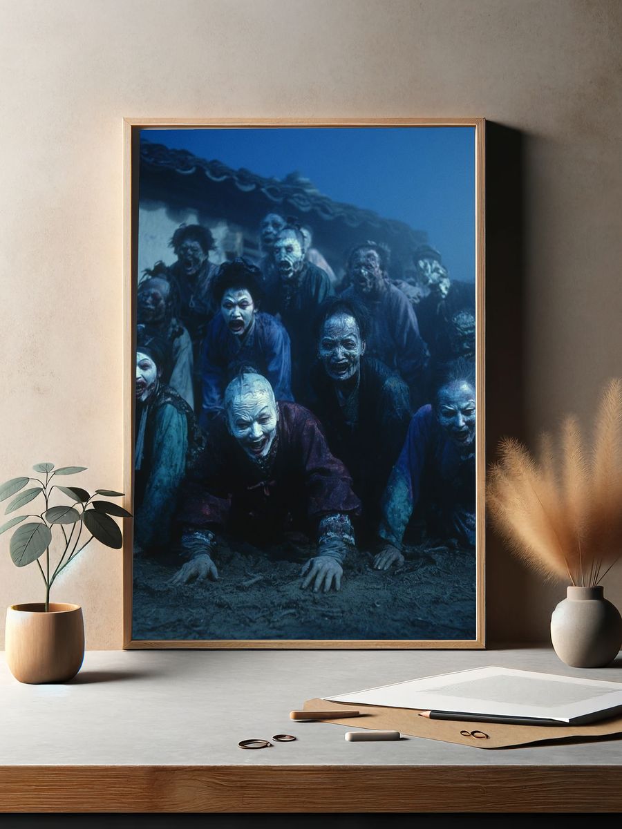 Zombie Horde Horror Poster. — room view 2