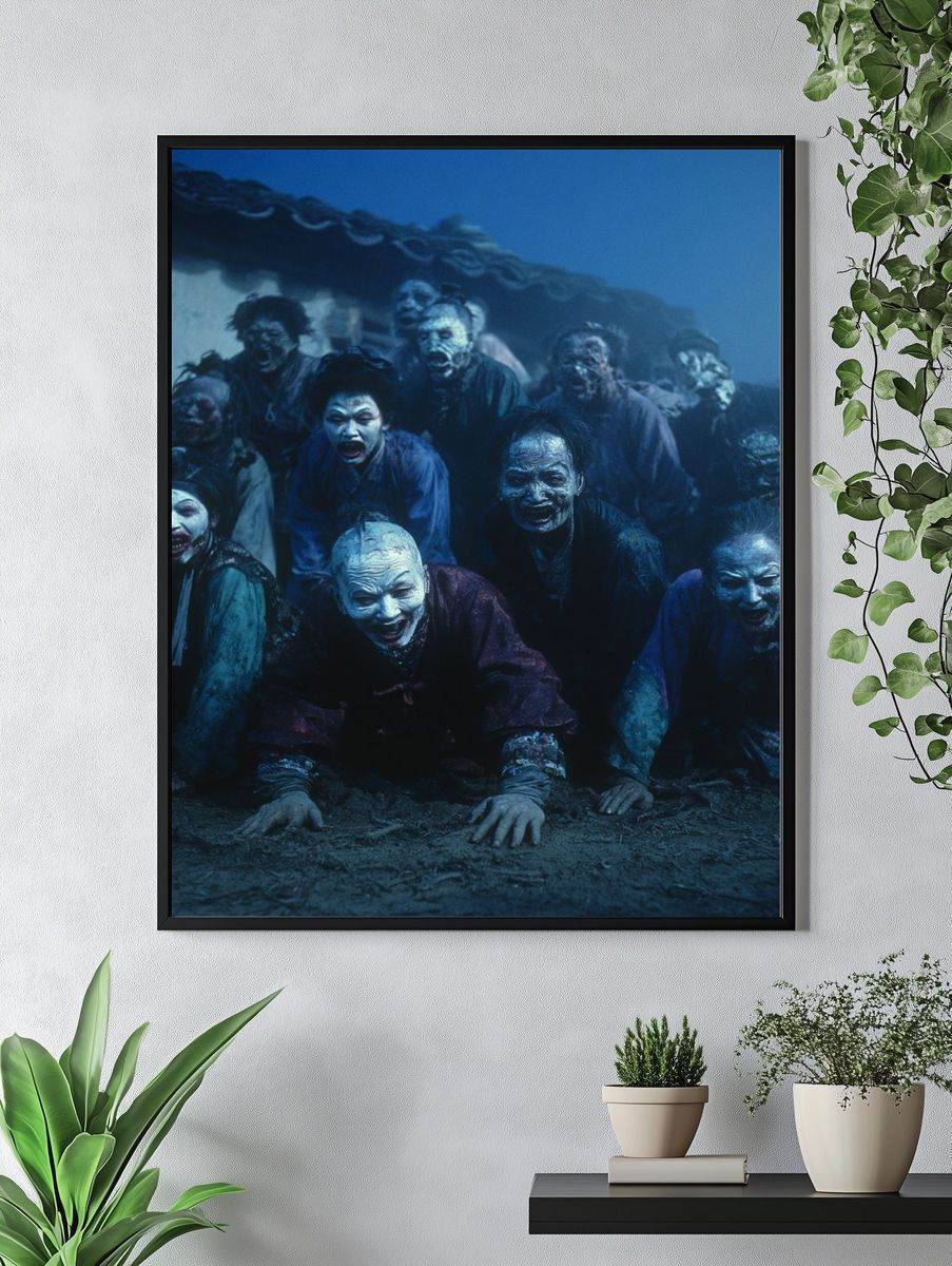 Zombie Horde Horror Poster. — room view 4