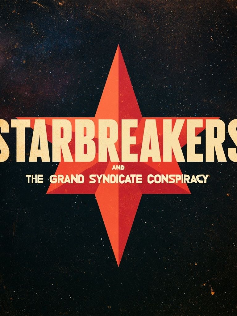 Starbreakers Retro Movie Poster. poster detail